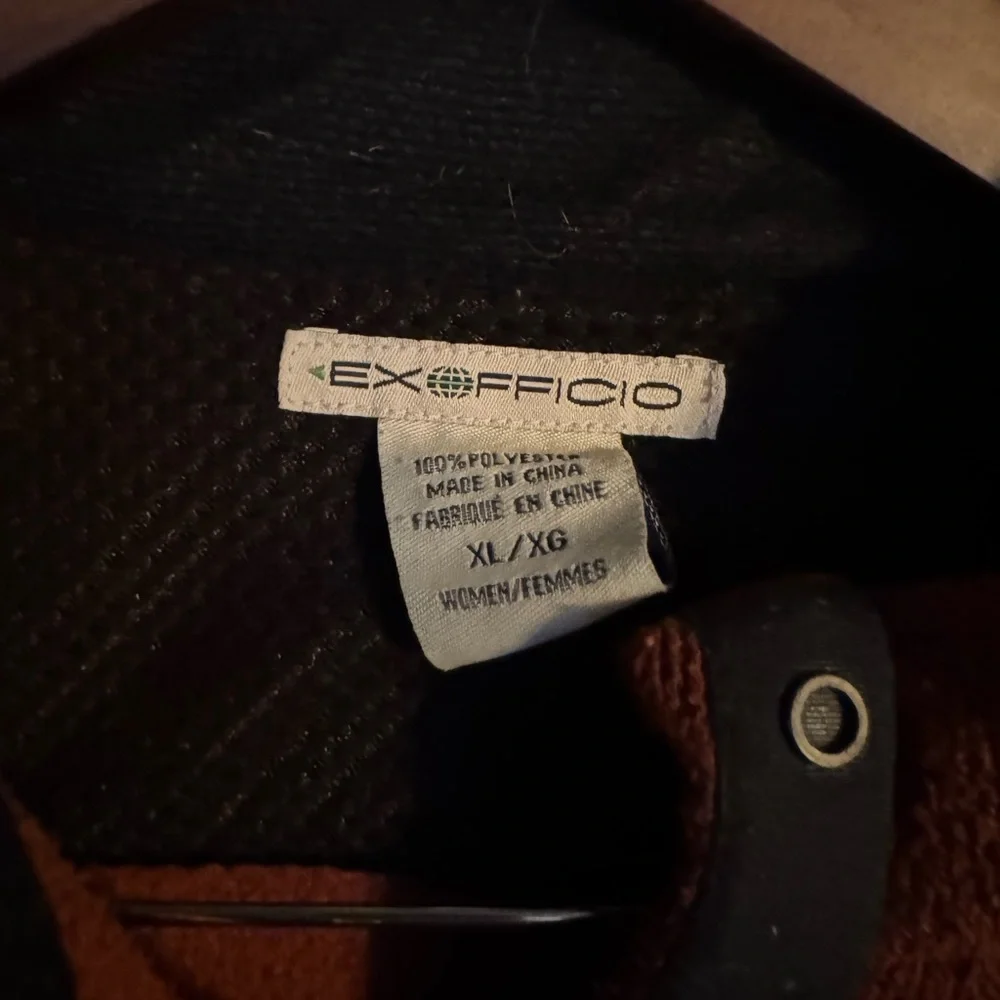 Exofficio Brown Crew Neck Sweater Versatile and Classic - Picture 4 of 5